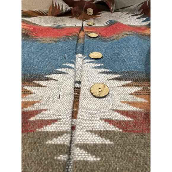 Emery Rose Women’s Size Small Aztec Southwest Button Down Cotton Blend Jacket - Picture 7 of 9